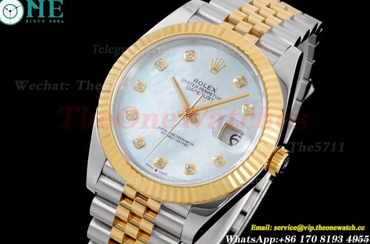 VR3235 Dial 41mm YG SS 126333 904L Jubilee Mop King Datejust Flt 0417